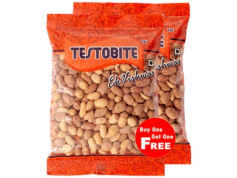 Testobite Bharuch Salted Peanuts With Skin, 150 g