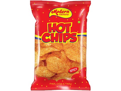 Modern Kitchens Hot Spicy Chips, 100 g