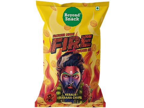 Beyond Snack Kerala Banana Chips Limited Edition Puspha 2 - Fire Flavour, 75 g