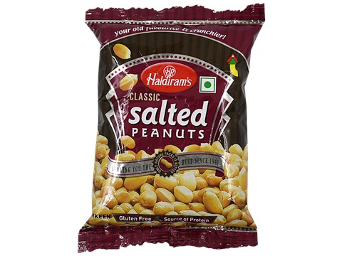 Haldiram's Peanuts Namkeen - Salted, 34 g