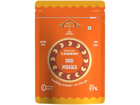 MR. MAKHANA Nut Shack Desi Masala Roasted Cashews, 200 g