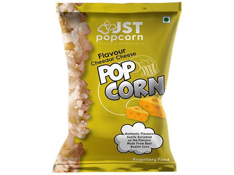 JST Popcorn Cheedar Cheese Popcorn - Gluten-Free, 15 g