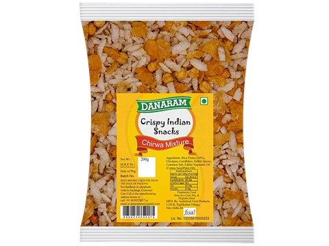 Danaram Crispy Indian Snacks - Chirwa Mixture, 200 g