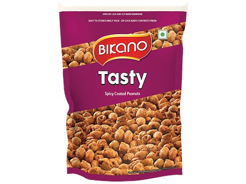 Bikano Tasty Spicy Coated Peanuts, 400 g