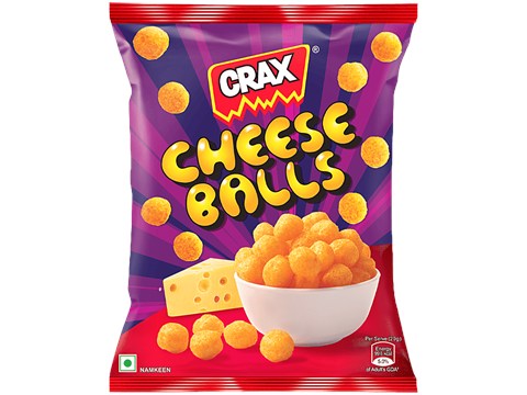 Crax Cheese Balls, 65 g