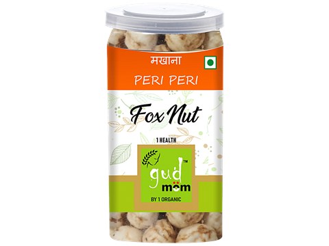 Gudmom Fox Nut/Makhana - Peri Peri, Roasted, 80 g