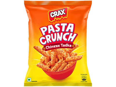 Crax Pasta Crunch Chinese Tadka Puffs, 53 g