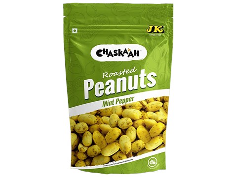 JK Chaskaah Roasted Mint Pepper Peanuts, 140 g