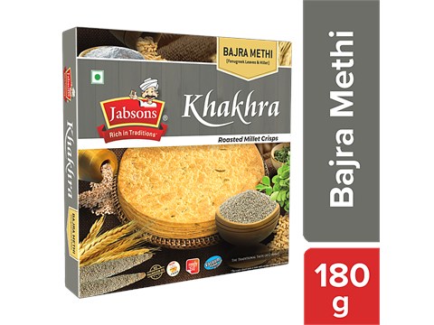 Jabsons Khakhra - Bajra Methi, 180 g