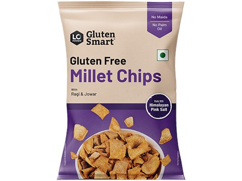 Lo Foods Gluten Free Millet Chips, 75 g