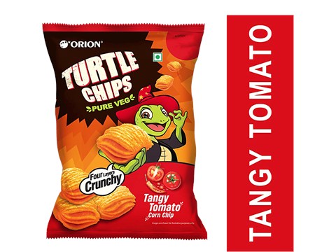 Orion Turtle Chips Tangy Tomato Corn Chip, 115 g