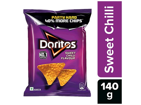 Doritos Tortilla Chips - Sweet Chili Flavour, 140 g