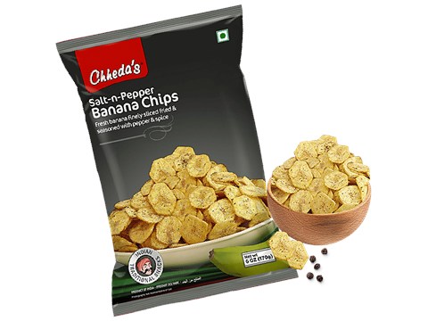 Chhedas Banana Chips - Salt & Pepper, 170 g
