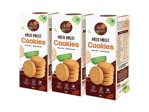 Desi Nutri Multi Millet Cookies, 100 g