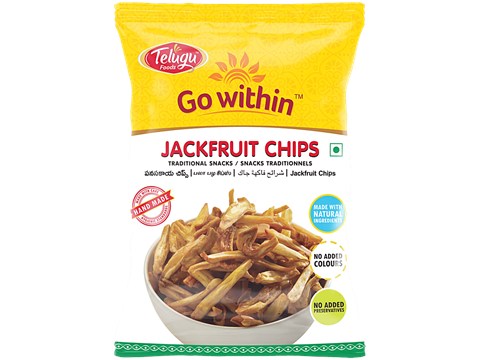 Swetha Telugu foods Go Within Jackfruit Chips, 110 g