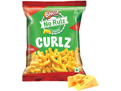 Bingo! No Rulz Cheese Curlz, 53 g