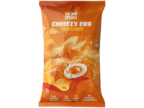 The Khao Project Cheeezy Egg Potato Chips, 50 g