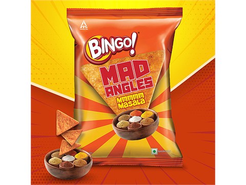 Bingo! Mmmmm Masala Mad Angles, 60 g