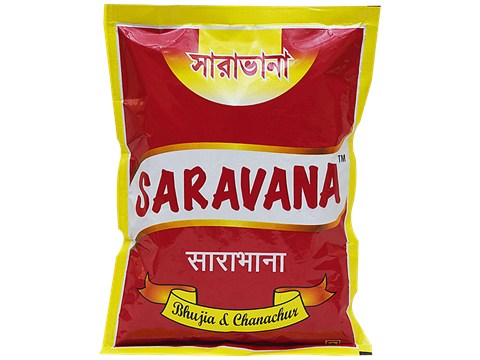SARAVANA Bhujia & Chanachur - Namkeen, Crispy & Crunchy, 400 g