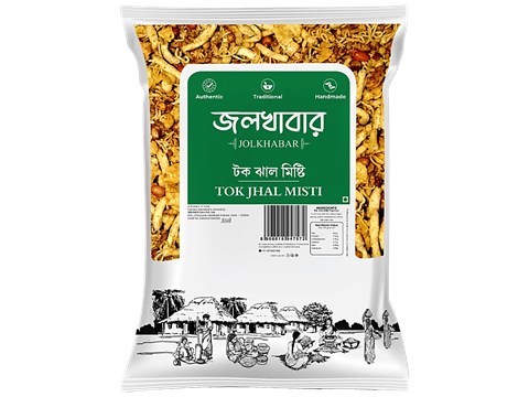 Jolkhabar Tok Jhal Misti Chanachur Bengali Snack, 175 g