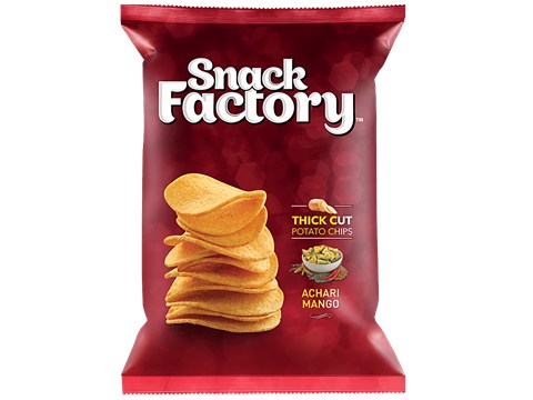 Snack Factory Thick Cut Potato Chips - Achari Mango, 45 g