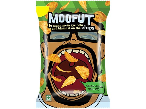 Moofut Potato Chips - Cream Onion Oregano, 25 g