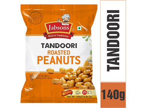 Jabsons Roasted Peanuts - Tandoori, 140 g