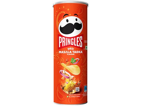 Pringles Desi Masala Tadka Potato Crisps, 102 g