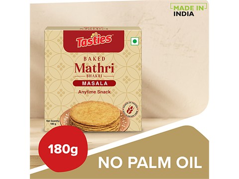 Tasties Bhakri Baked Mathri - Masala, 180 g