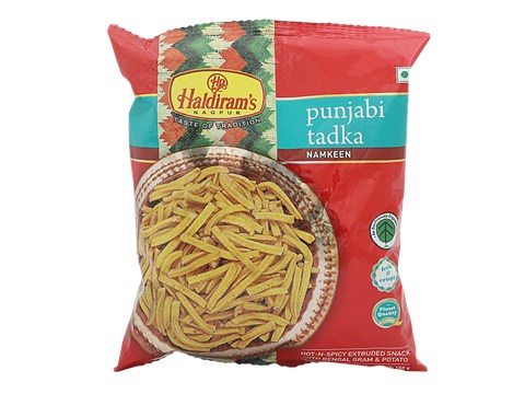 Haldiram's Punjabi Tadka Namkeen - Hot N Spicy, 45 g