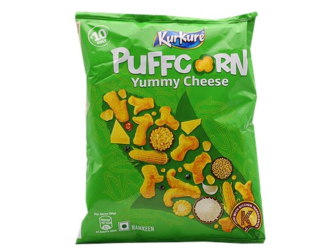 Kurkure Yummy Cheese Puffcorn, 28 g
