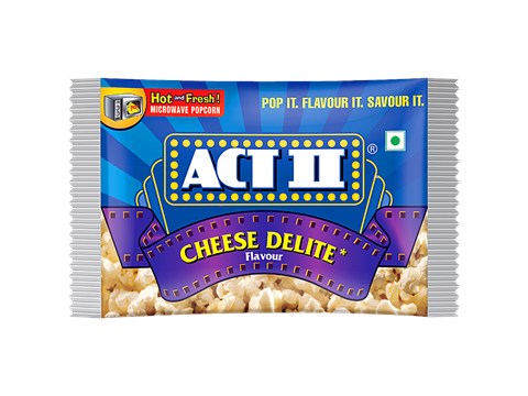 ACT II Cheese Delite Flavour Microwave Popcorn, 106 g