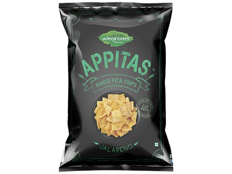 Appitas Chips - Pita, Jalapeno, 60 g