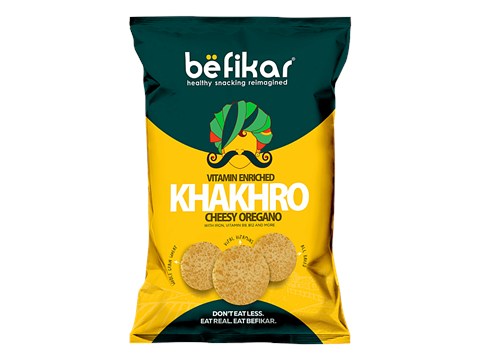Befikar Vitamin Enriched Khakhro - Cheesy Oregano, 40 g