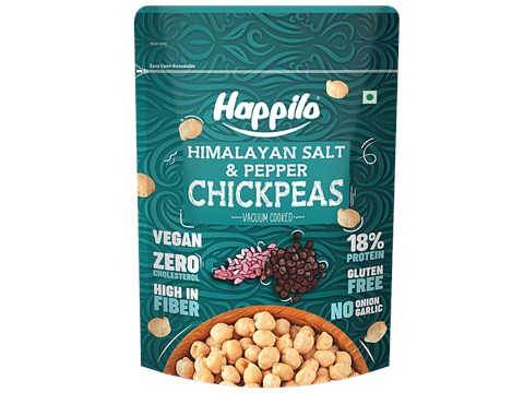 Happilo Himalayan Salt & Pepper Chickpeas, 110 g