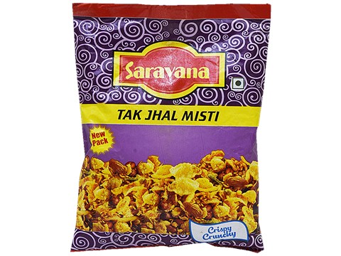 SARAVANA Tak Jhal Misti Chanachur - Namkeen, Crispy & Crunchy, 200 g