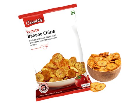 Chhedas Banana Chips - Tomato, 170 g