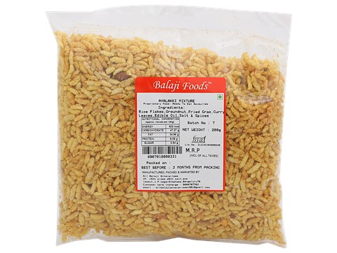 Balaji foods Avalakki Mixture - Salt & Spices, 200 g