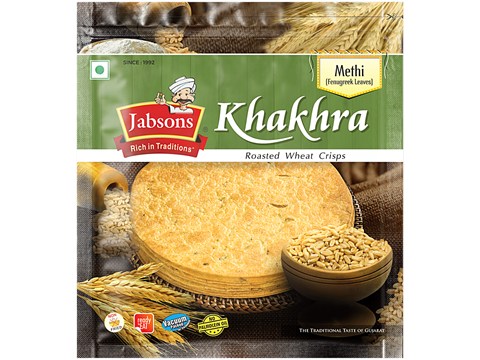 Jabsons Methi Khakhra, 180 g