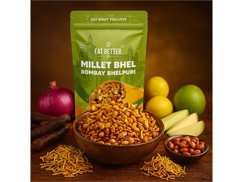 Eat Better Co Millet Bhel Bombay Bhelpuri, 125 g