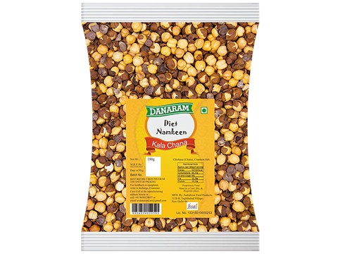 Danaram Diet Namkeen - Kala Chana, 180 g