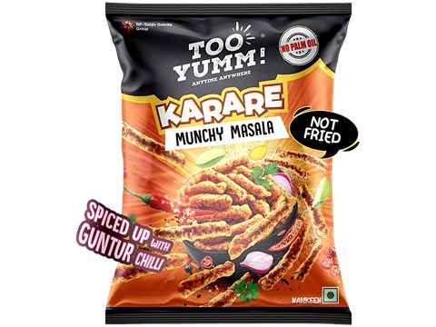 Too Yumm! Karare Munchy Masala Flavoured Crisps, 71.5 g