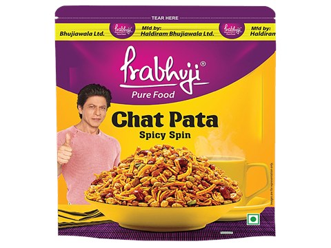 Prabhuji Pure Food Chat Pata Namkeen - Spicy Spin, 200 g