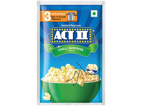 ACT II Chilli Surprise Flavour Instant Popcorn, 30 g