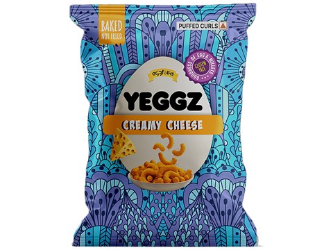 Yeggz Creamy Cheese - Puffed Curls, 50 g