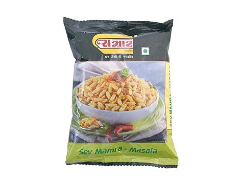 Samrat Namkeen Sev Mamra Masala Namkeen - Sweet, Tangy, Crunchy, Indian Snack 45 g, 45 g