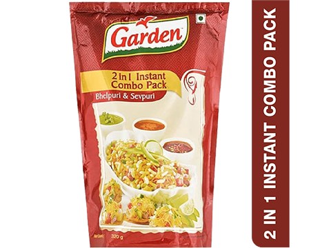 Garden 2-in-1 Instant Combo Pack - Bhelpuri & Sevpuri, 320 g