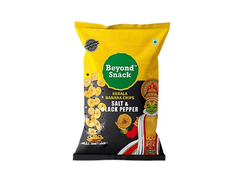 Beyond Snack Salt & Black Pepper Kerala Banana Chips, 75 g