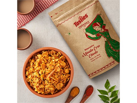 Tasties Origins Corn Flakes Chivda, 150 g