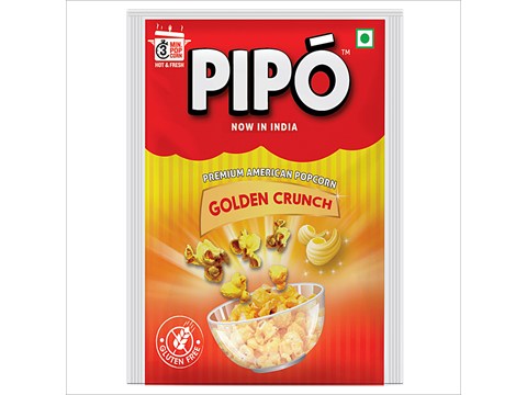 Pipo Premium American Popcorn - Golden Crunch, 40 g